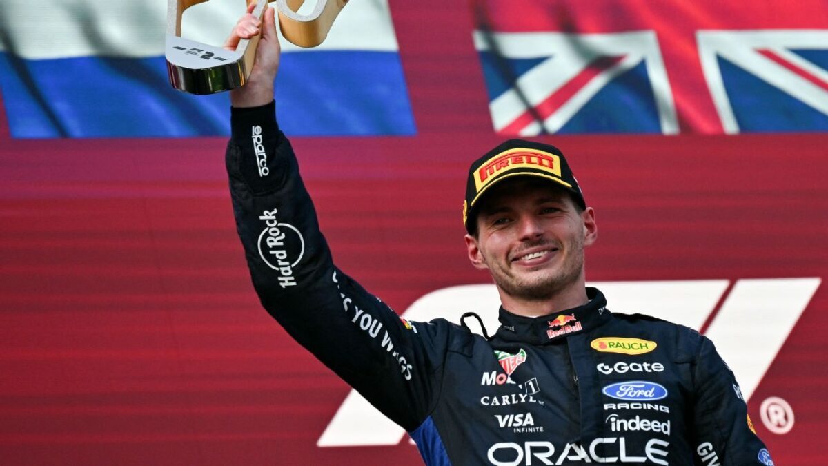 McLaren boss Zak Brown not ruling out Max Verstappen move with bizarre banana peel reference