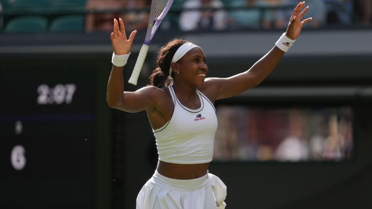 Gauff overcomes Sierra to reach 3rd round at Wimbledon