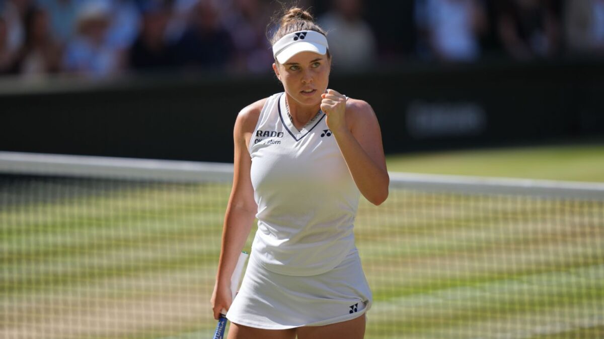 Linda Noskova recovers from 2nd set meltdown to win Wimbledon