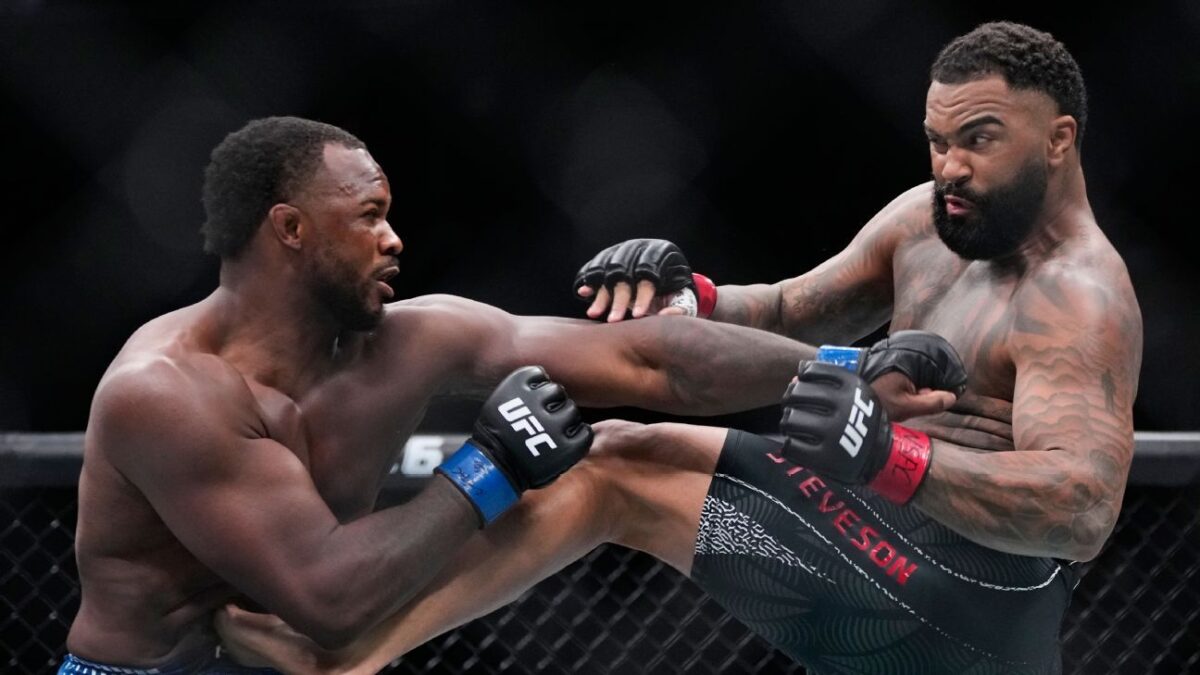 Steveson dominates Ellison earns first round TKO in UFC debut