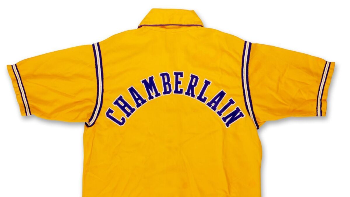Wilt Chamberlains Lakers warm up jacket sells for $89,600