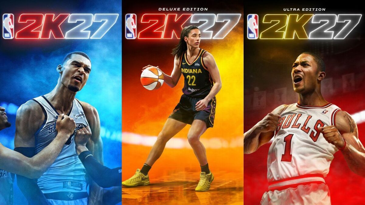 Wembanyama, Clark and D Rose revealed as 2K27 cover athletes
