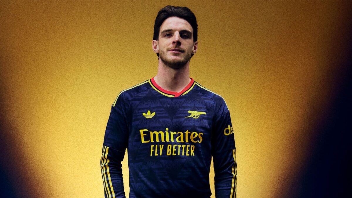 Arsenals new away kit brings back cult bruised banana design  again